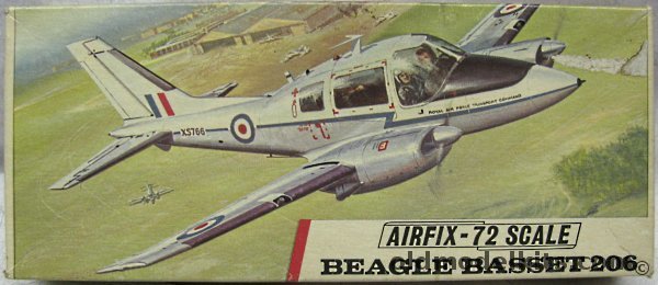 Airfix 1/72 Beagle Basset 206 - Type Three Issue, 255 plastic model kit
